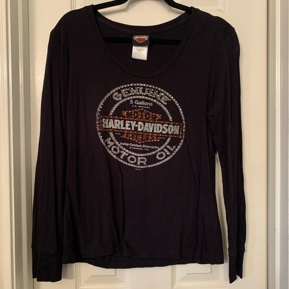 Harley Davidson long sleeve black shirt